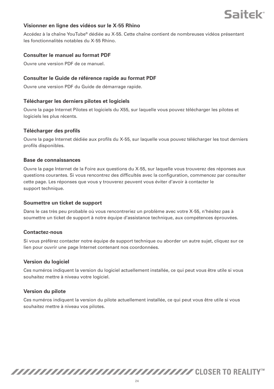 TRITTON X-55 Rhino H.O.T.A.S System Pro Flight User Manual | Page 53 / 224