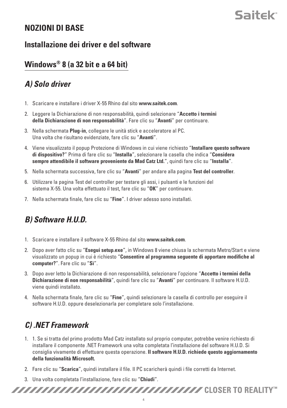 B) software h.u.d | TRITTON X-55 Rhino H.O.T.A.S System Pro Flight User Manual | Page 89 / 224