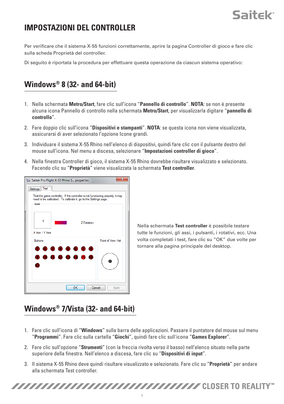 Impostazioni del controller, Windows | TRITTON X-55 Rhino H.O.T.A.S System Pro Flight User Manual | Page 92 / 224