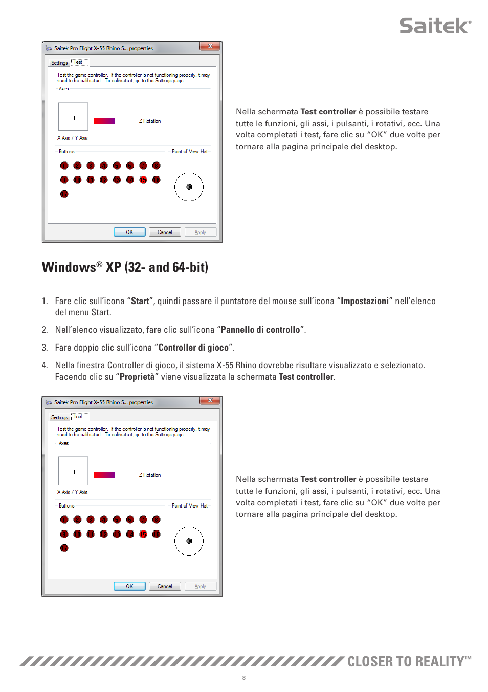 Windows, Xp (32- and 64-bit) | TRITTON X-55 Rhino H.O.T.A.S System Pro Flight User Manual | Page 93 / 224