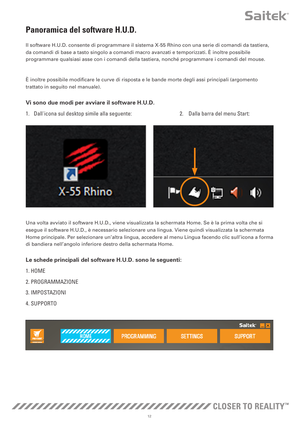Panoramica del software h.u.d | TRITTON X-55 Rhino H.O.T.A.S System Pro Flight User Manual | Page 97 / 224