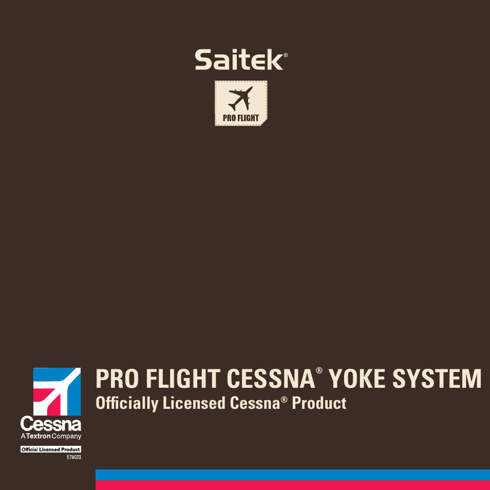 TRITTON Cessna Yoke System Pro Flight User Manual | 68 pages