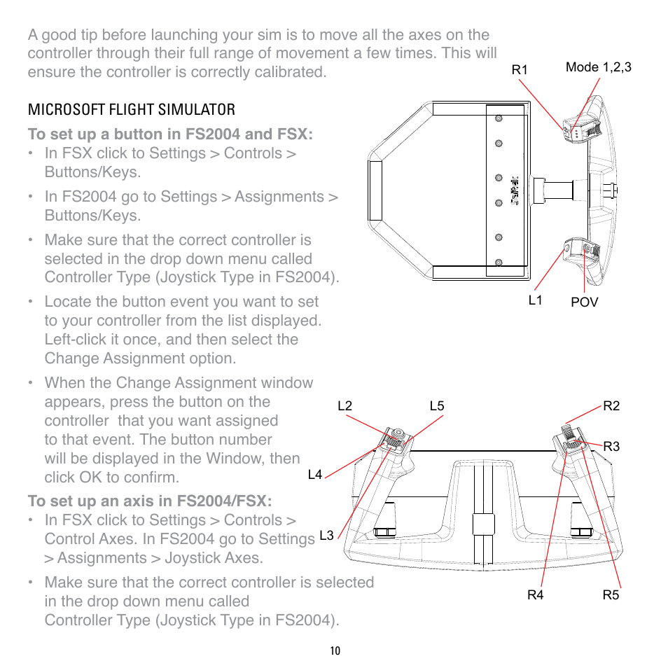 TRITTON Cessna Yoke System Pro Flight User Manual | Page 10 / 68