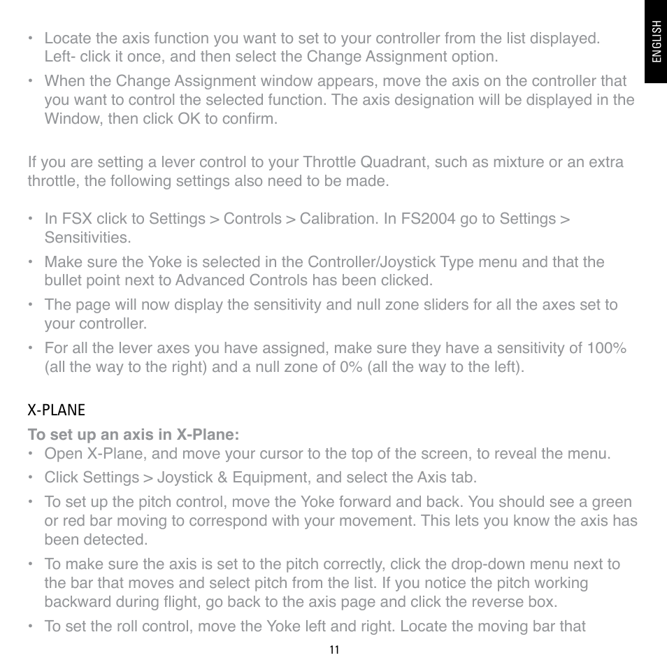TRITTON Cessna Yoke System Pro Flight User Manual | Page 11 / 68