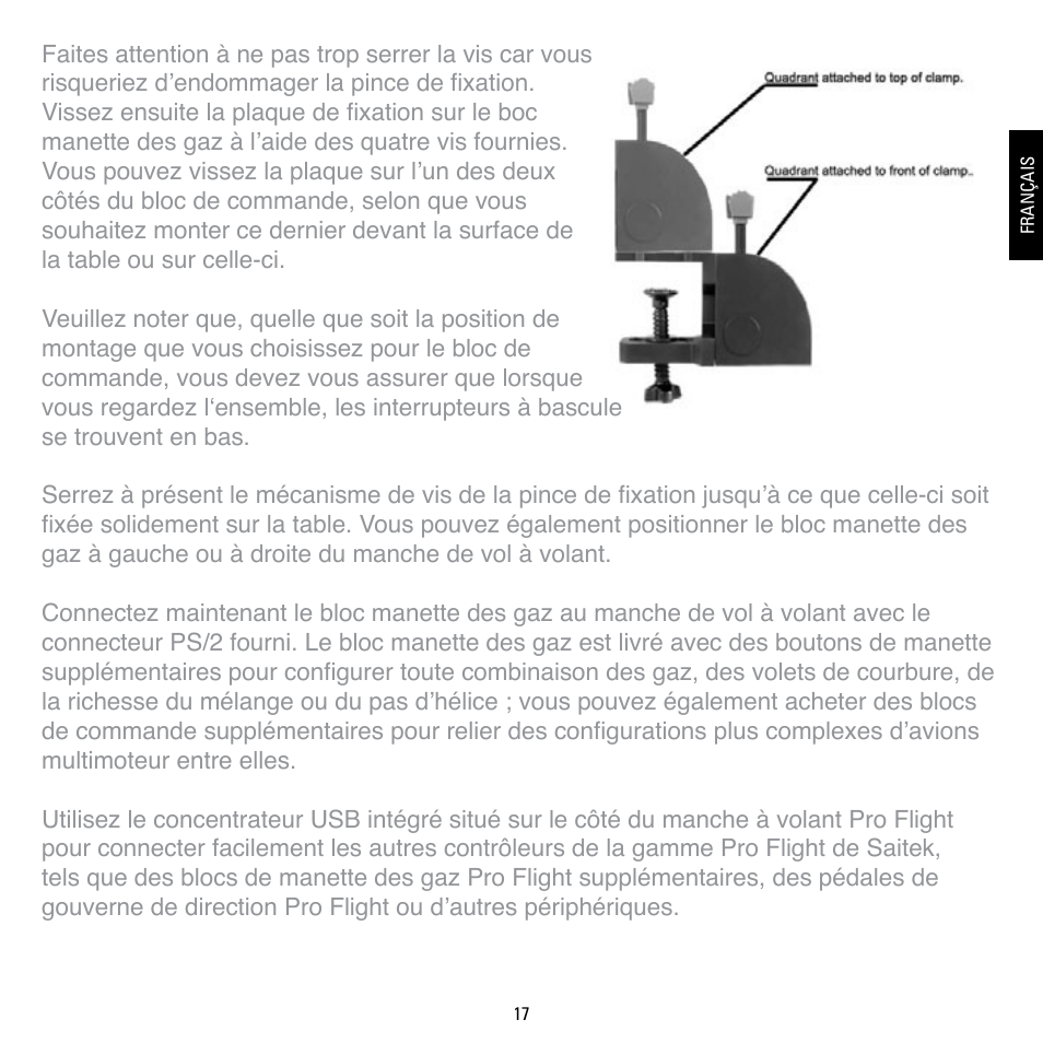 TRITTON Cessna Yoke System Pro Flight User Manual | Page 17 / 68