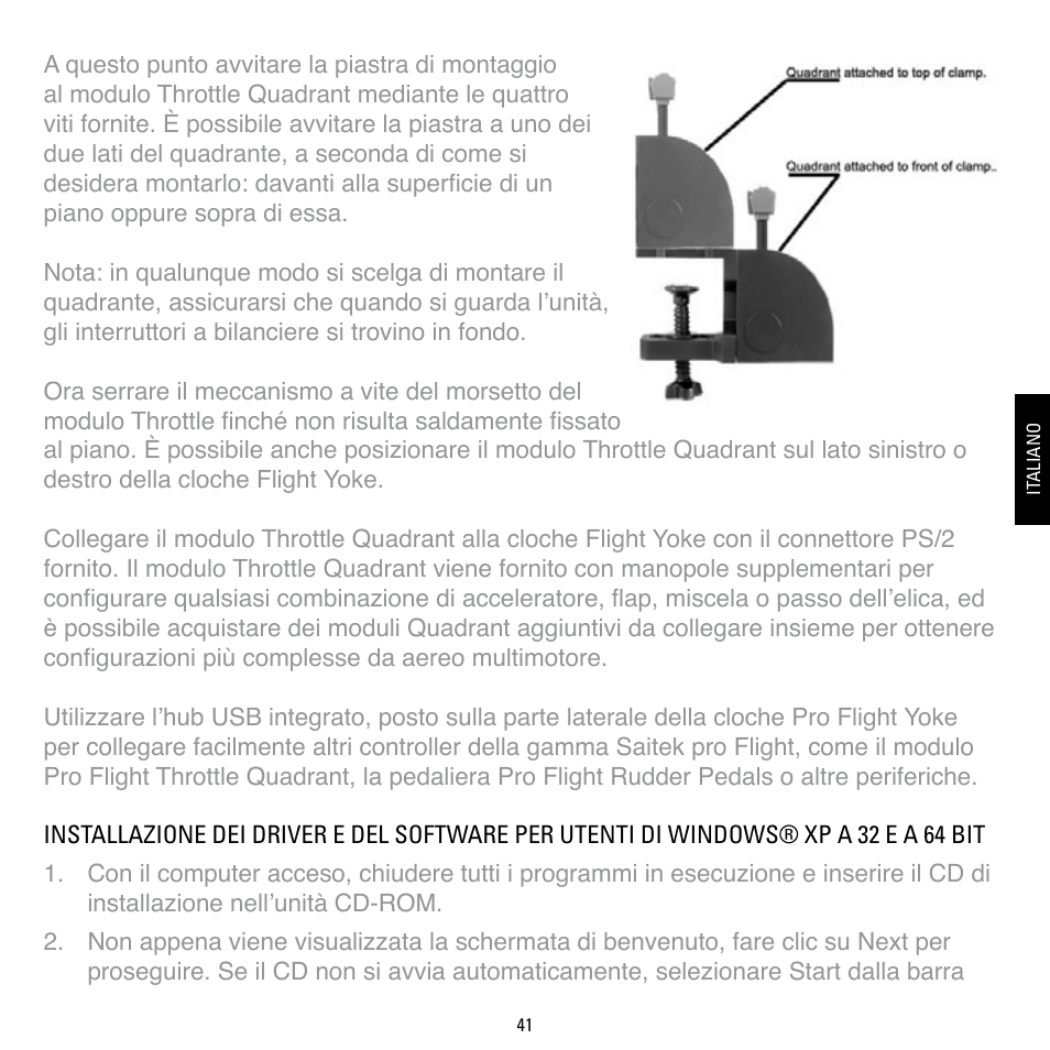 TRITTON Cessna Yoke System Pro Flight User Manual | Page 41 / 68