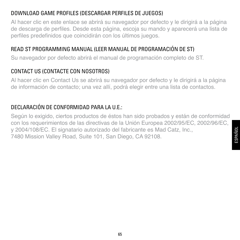 TRITTON Cessna Yoke System Pro Flight User Manual | Page 65 / 68