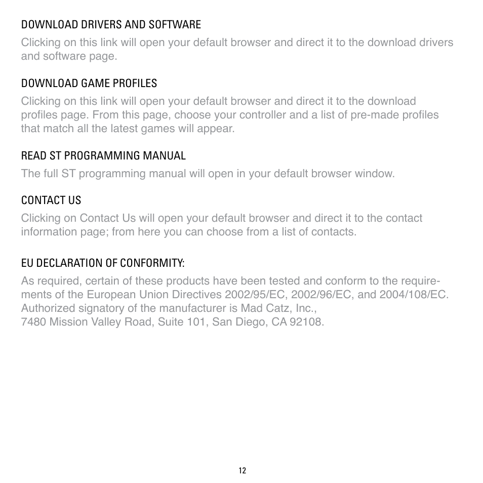 TRITTON Cessna Rudder Pedals Pro Flight User Manual | Page 12 / 48