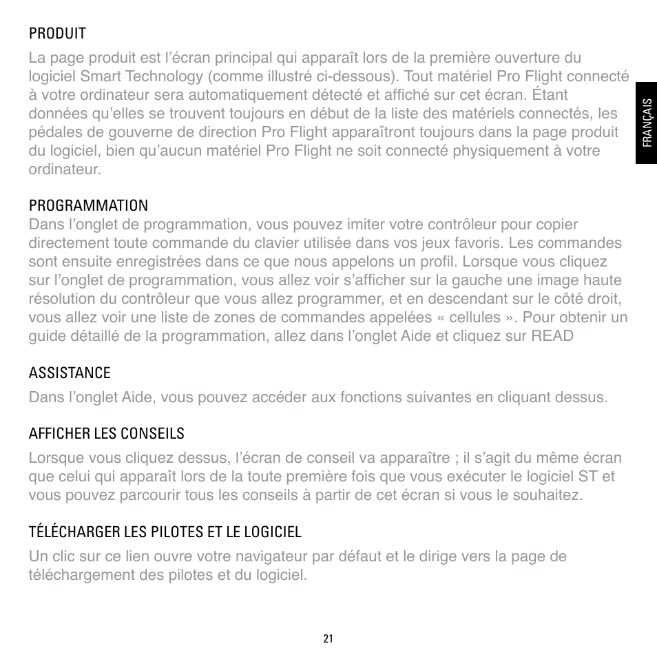 TRITTON Cessna Rudder Pedals Pro Flight User Manual | Page 21 / 48