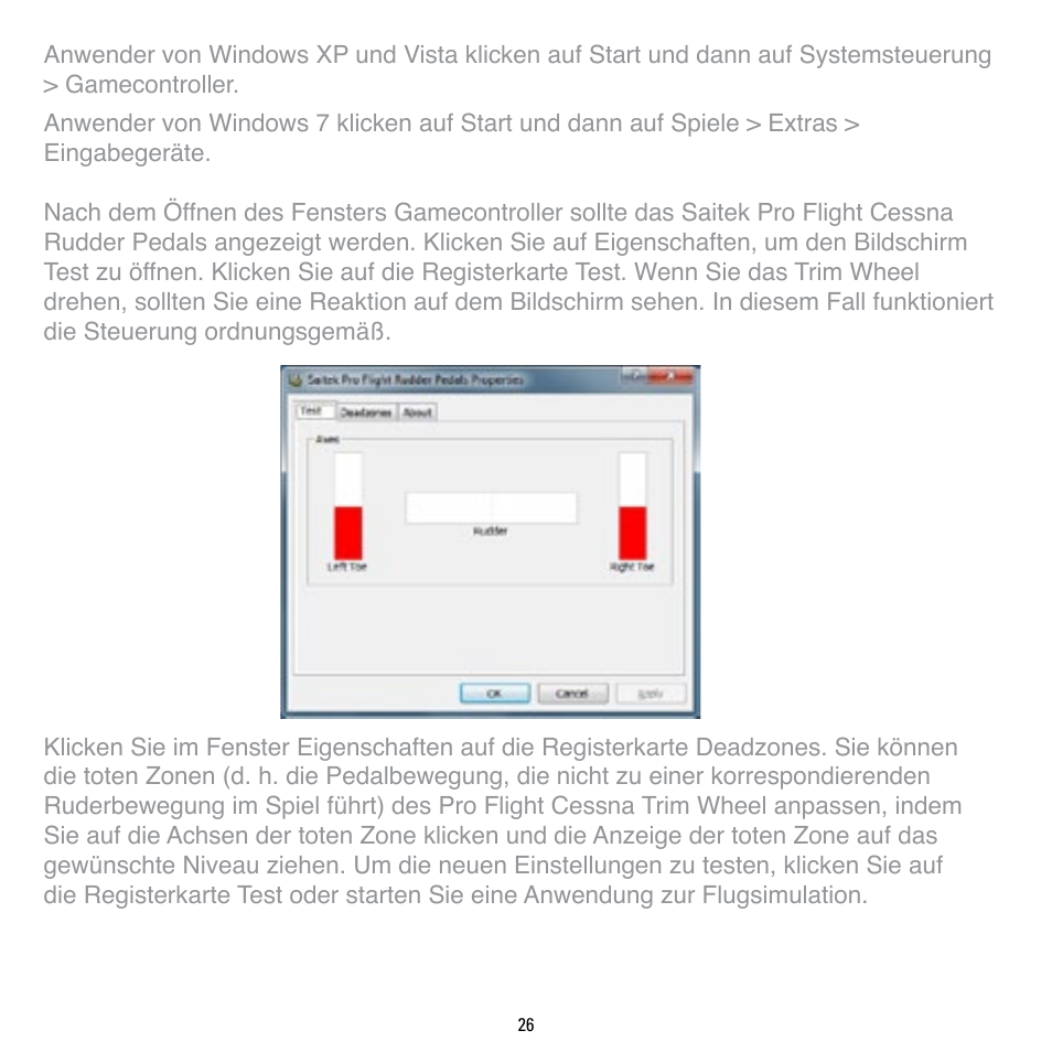 TRITTON Cessna Rudder Pedals Pro Flight User Manual | Page 26 / 48