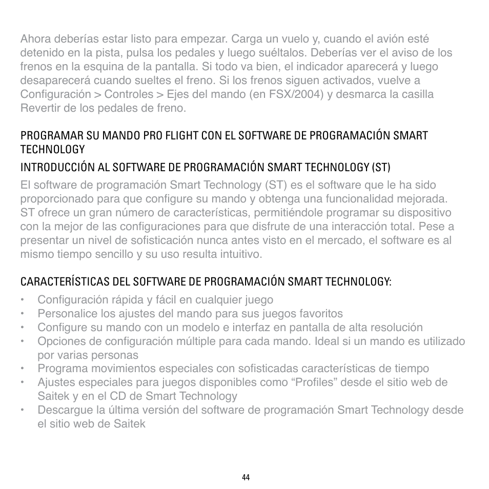 TRITTON Cessna Rudder Pedals Pro Flight User Manual | Page 44 / 48