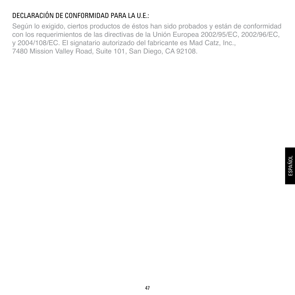 TRITTON Cessna Rudder Pedals Pro Flight User Manual | Page 47 / 48