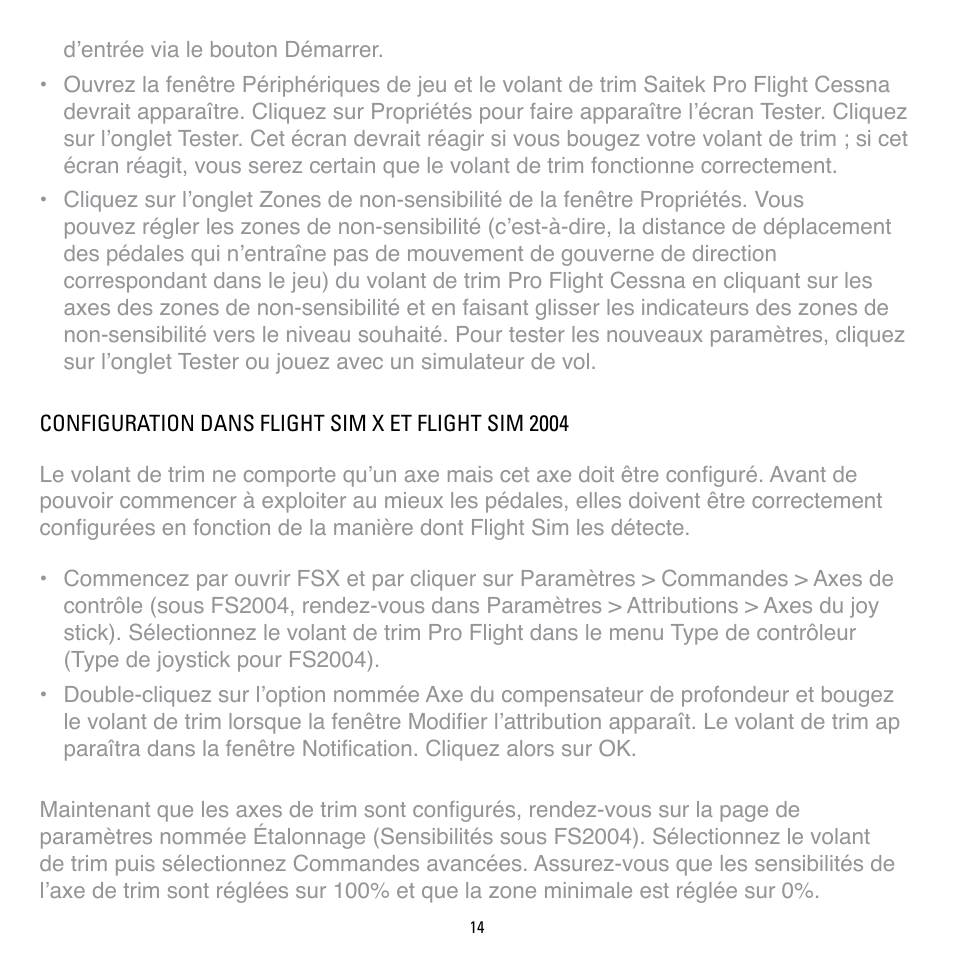 TRITTON Cessna Trim Wheel Pro Flight User Manual | Page 14 / 36