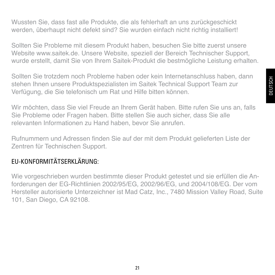 TRITTON Cessna Trim Wheel Pro Flight User Manual | Page 21 / 36