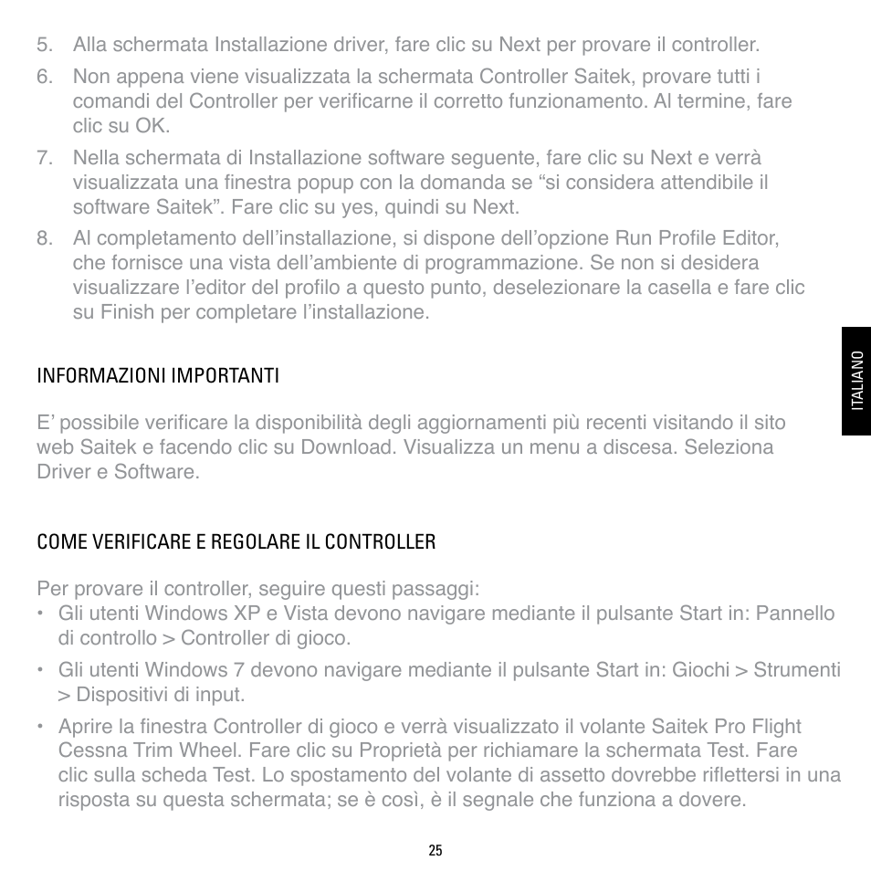 TRITTON Cessna Trim Wheel Pro Flight User Manual | Page 25 / 36