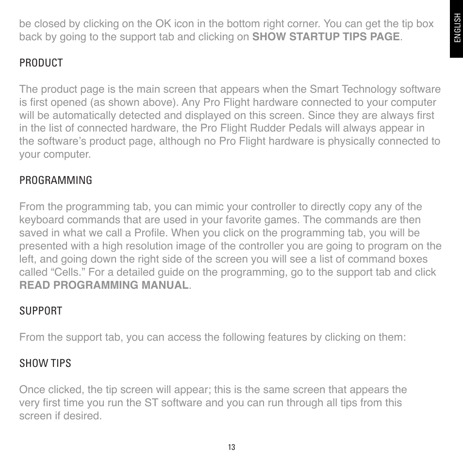TRITTON Combat Rudder Pedals Pro Flight User Manual | Page 13 / 64