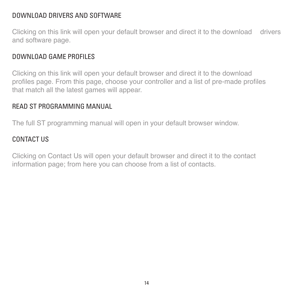 TRITTON Combat Rudder Pedals Pro Flight User Manual | Page 14 / 64