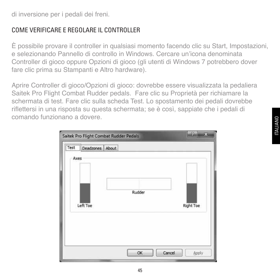 TRITTON Combat Rudder Pedals Pro Flight User Manual | Page 45 / 64
