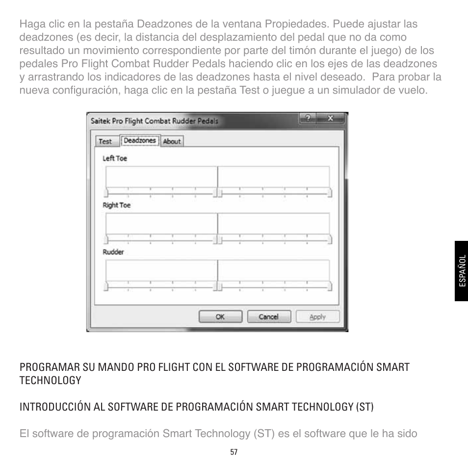 TRITTON Combat Rudder Pedals Pro Flight User Manual | Page 57 / 64