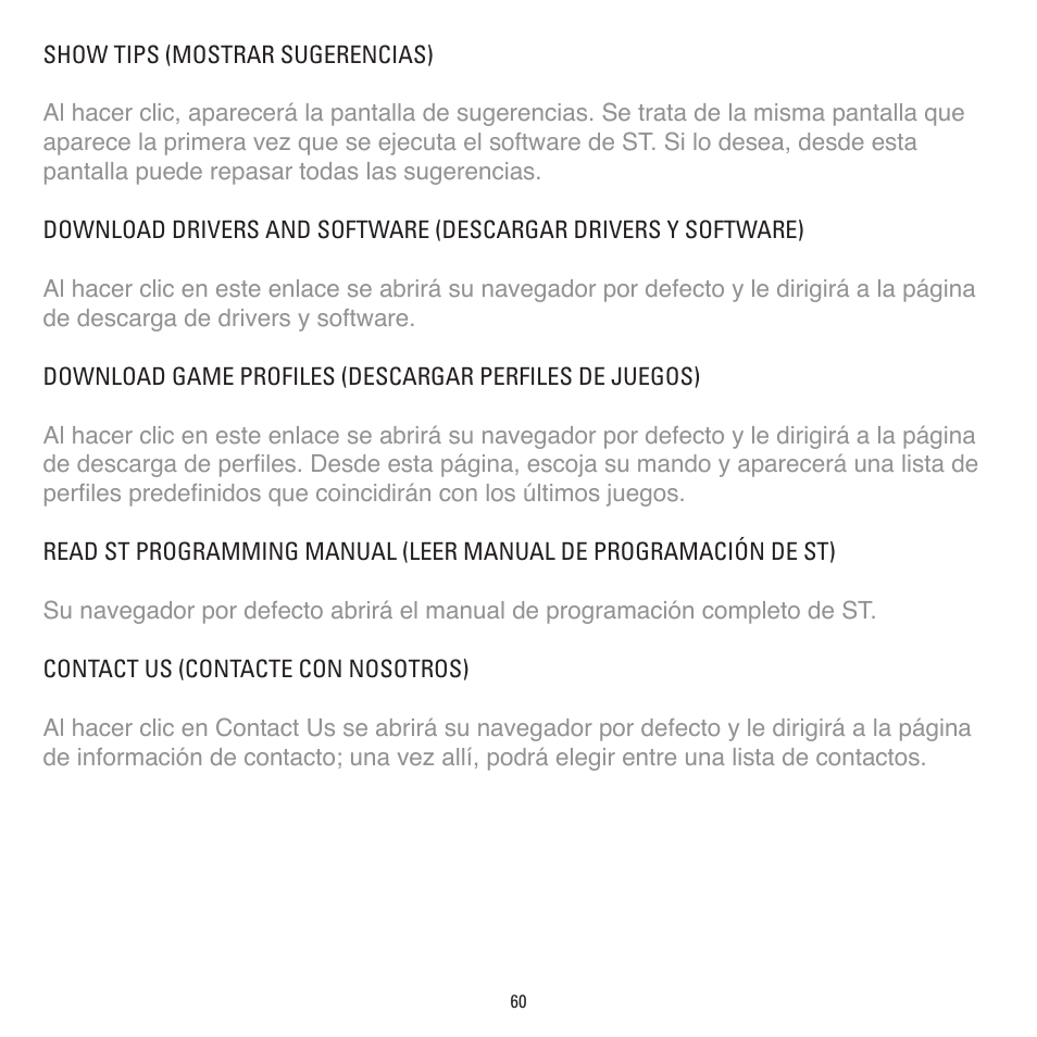 TRITTON Combat Rudder Pedals Pro Flight User Manual | Page 60 / 64