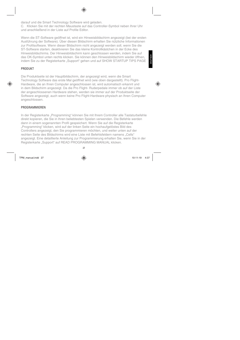 TRITTON TPM Pro Flight User Manual | Page 27 / 48