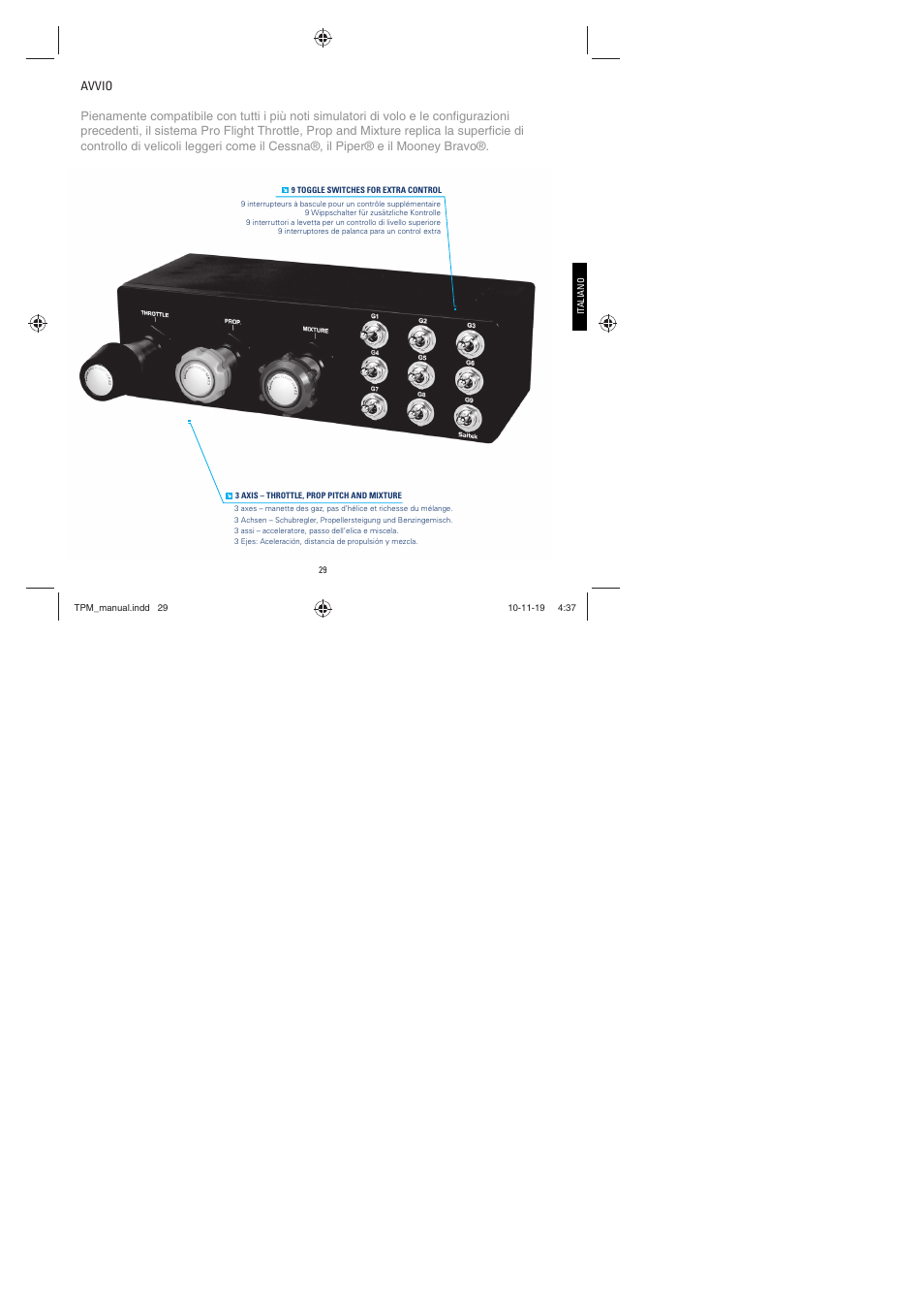 TRITTON TPM Pro Flight User Manual | Page 29 / 48