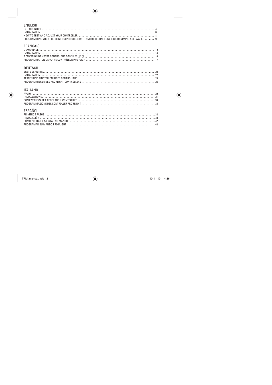 TRITTON TPM Pro Flight User Manual | Page 3 / 48