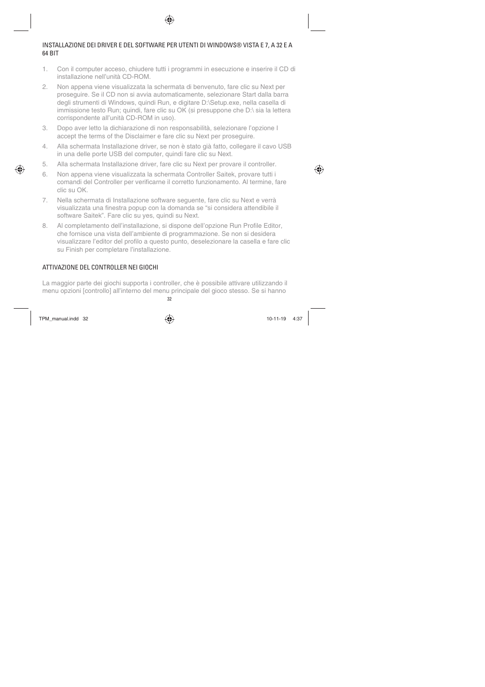 TRITTON TPM Pro Flight User Manual | Page 32 / 48