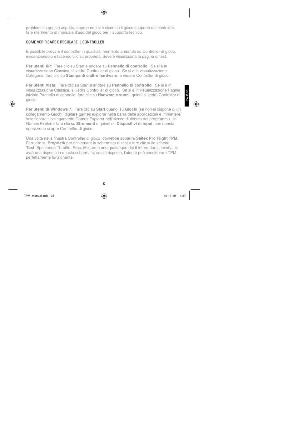 TRITTON TPM Pro Flight User Manual | Page 33 / 48