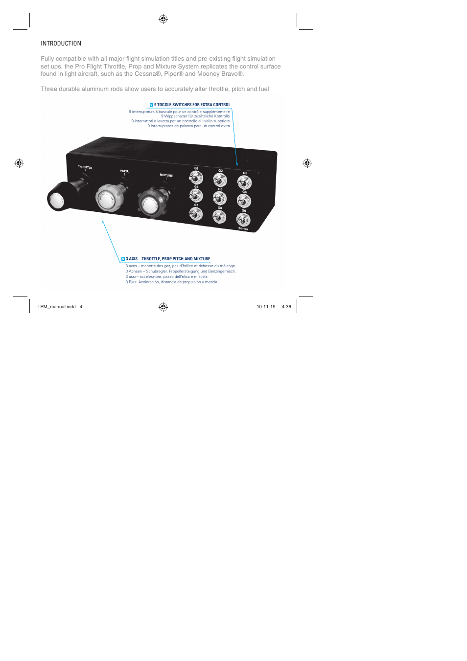 TRITTON TPM Pro Flight User Manual | Page 4 / 48