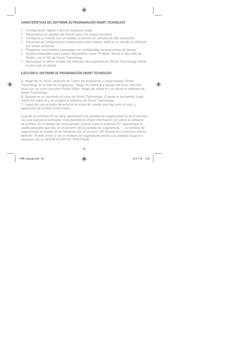 TRITTON TPM Pro Flight User Manual | Page 44 / 48