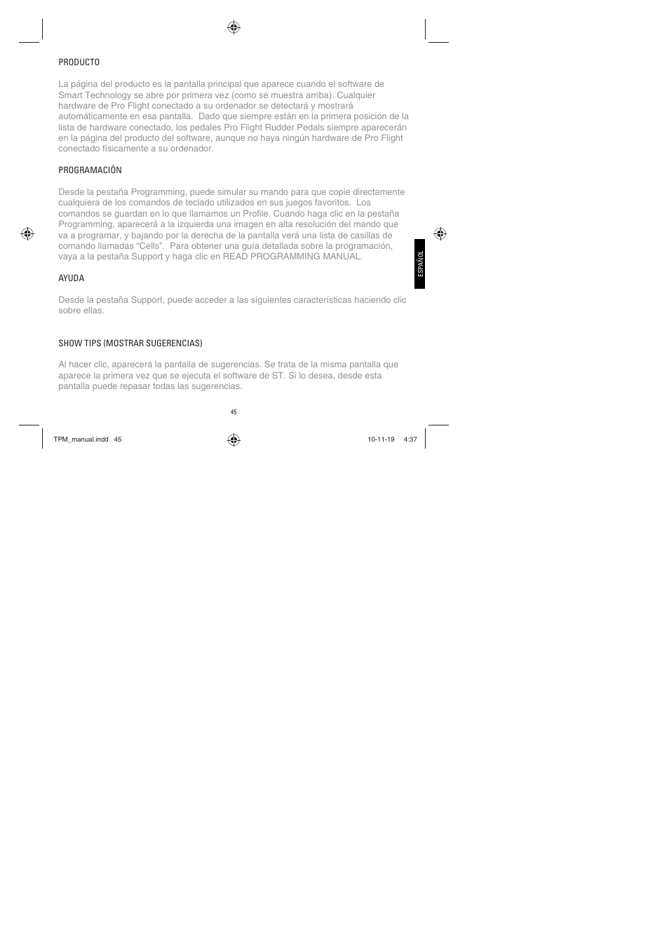 TRITTON TPM Pro Flight User Manual | Page 45 / 48