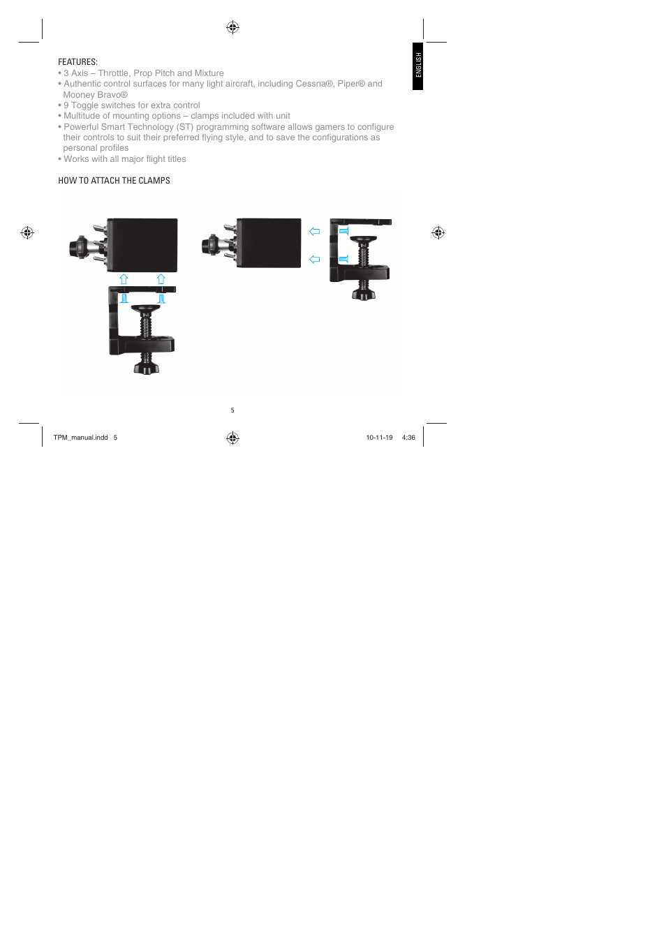 TRITTON TPM Pro Flight User Manual | Page 5 / 48