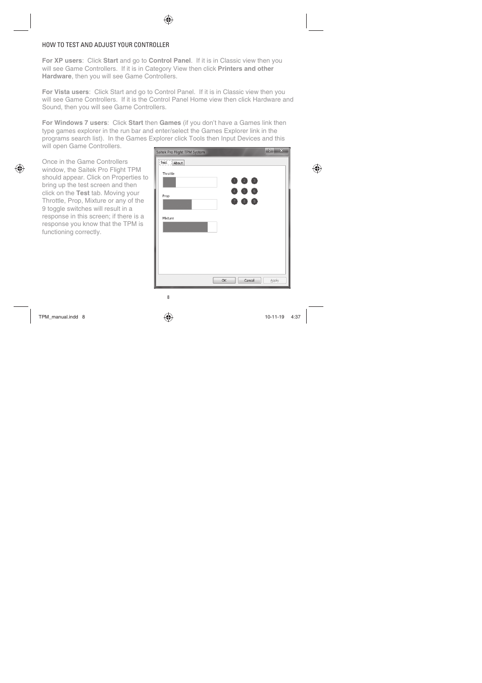 TRITTON TPM Pro Flight User Manual | Page 8 / 48