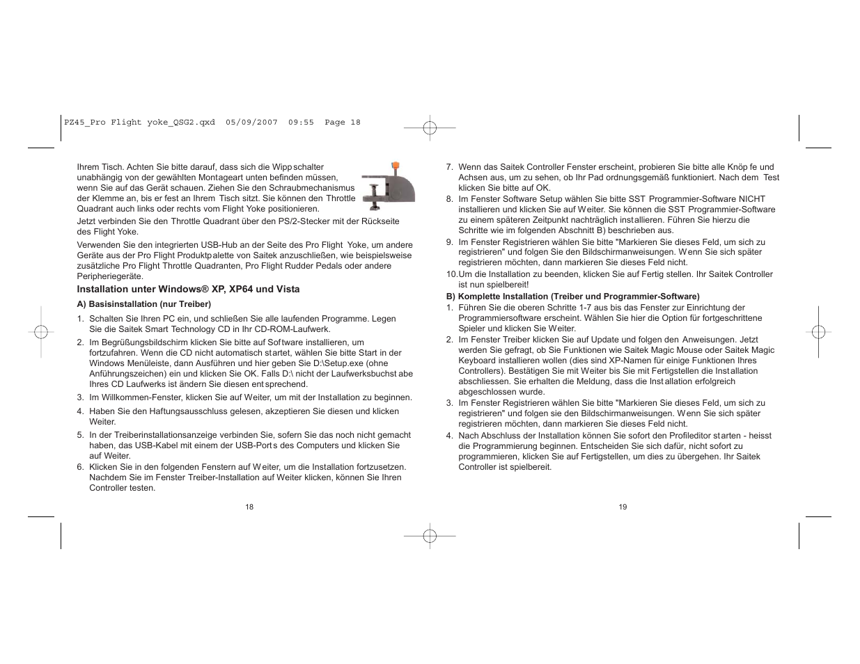 TRITTON Yoke System Pro Flight User Manual | Page 10 / 37