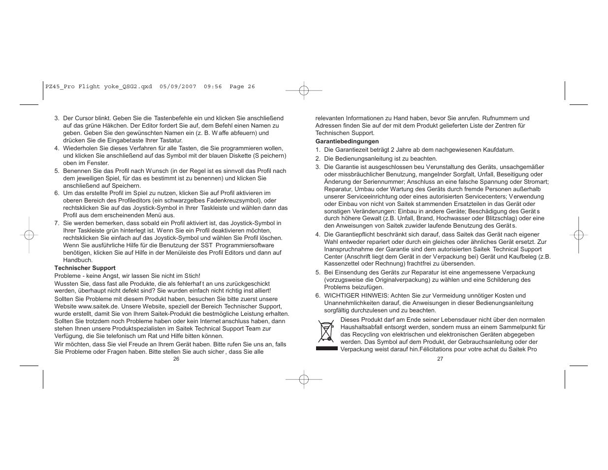 TRITTON Yoke System Pro Flight User Manual | Page 14 / 37