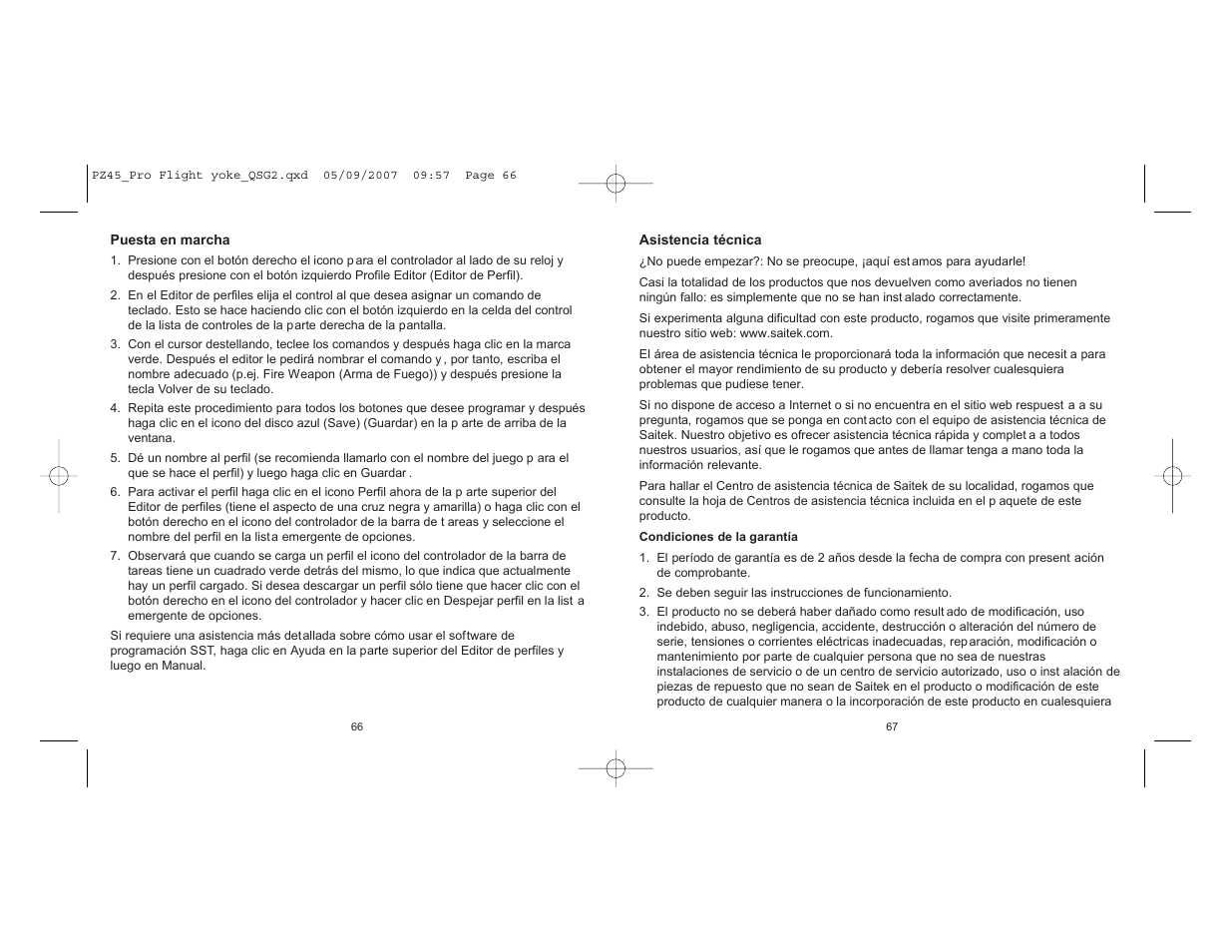 TRITTON Yoke System Pro Flight User Manual | Page 34 / 37