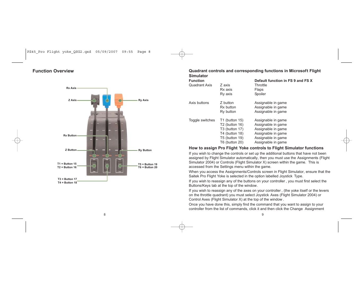 TRITTON Yoke System Pro Flight User Manual | Page 5 / 37