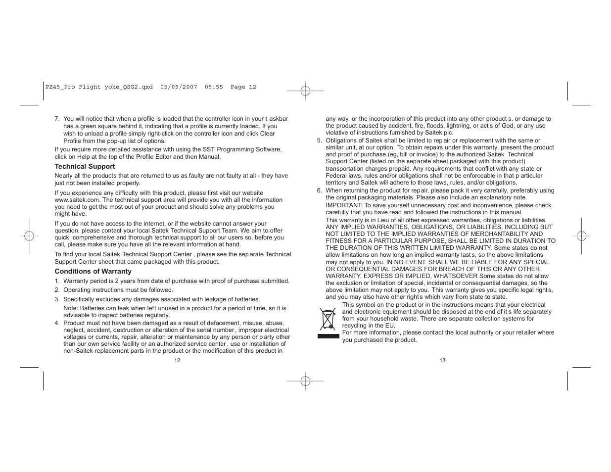 TRITTON Yoke System Pro Flight User Manual | Page 7 / 37