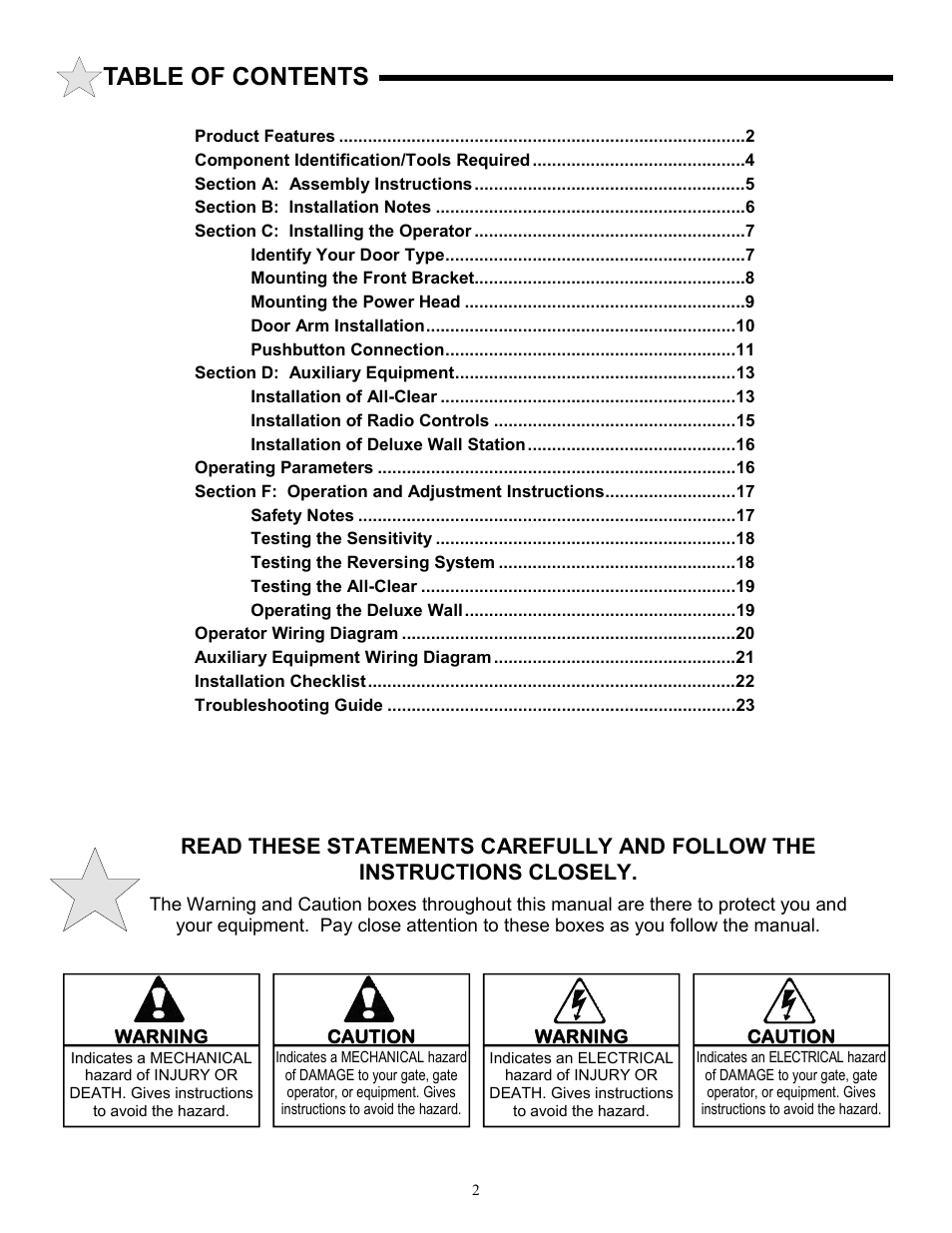 Allstar Products Group 3500 User Manual | Page 2 / 24