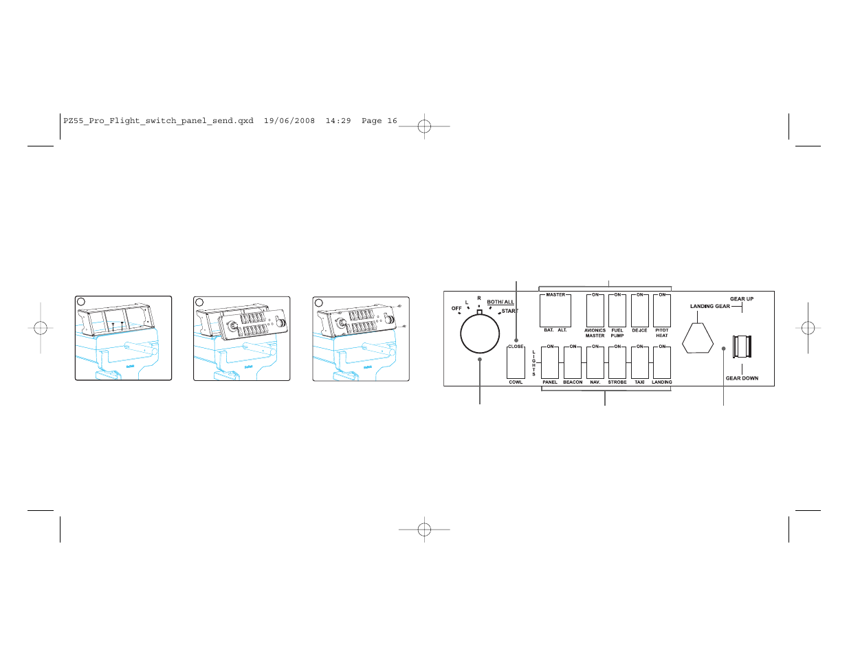 Switch panel pro flight saitek | TRITTON Switch Panel Pro Flight User Manual | Page 9 / 17