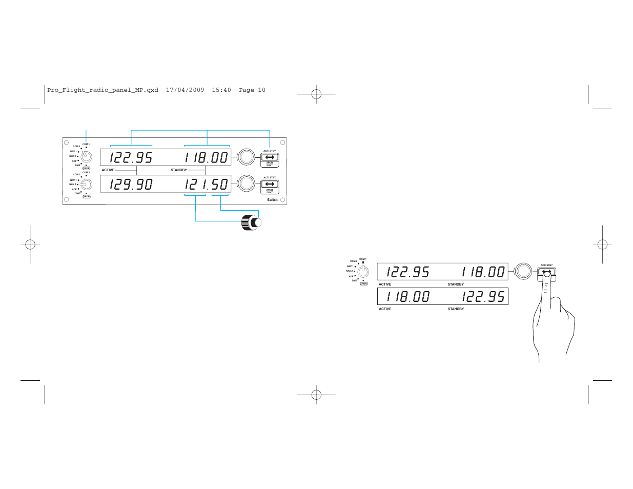 TRITTON Radio Panel Pro Flight User Manual | Page 6 / 23