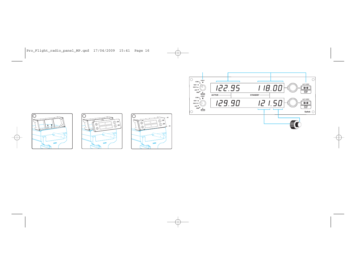Saitek pro flight radio panel | TRITTON Radio Panel Pro Flight User Manual | Page 9 / 23