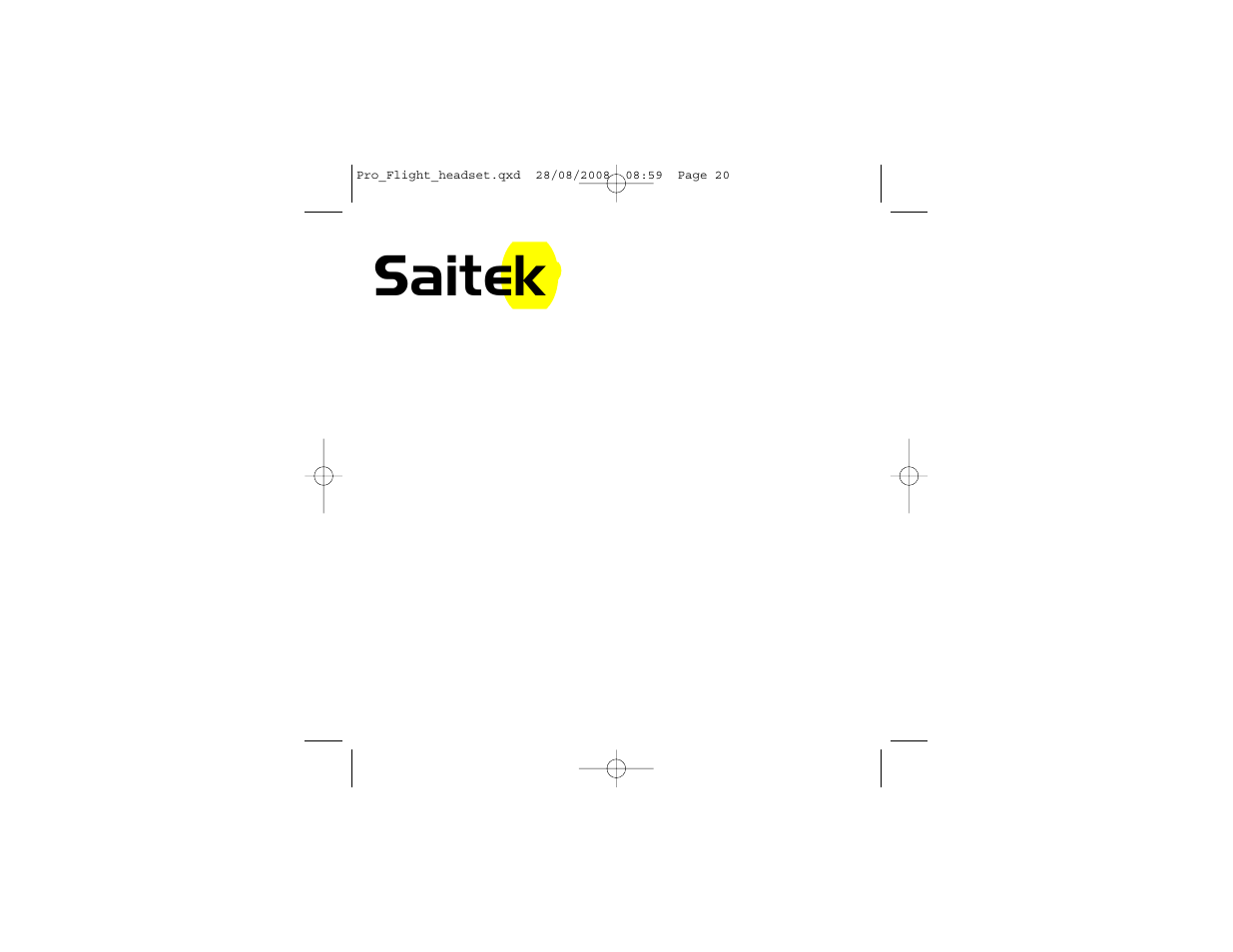 Saitek, Pro flight headset | TRITTON Headset Pro Flight User Manual | Page 11 / 11