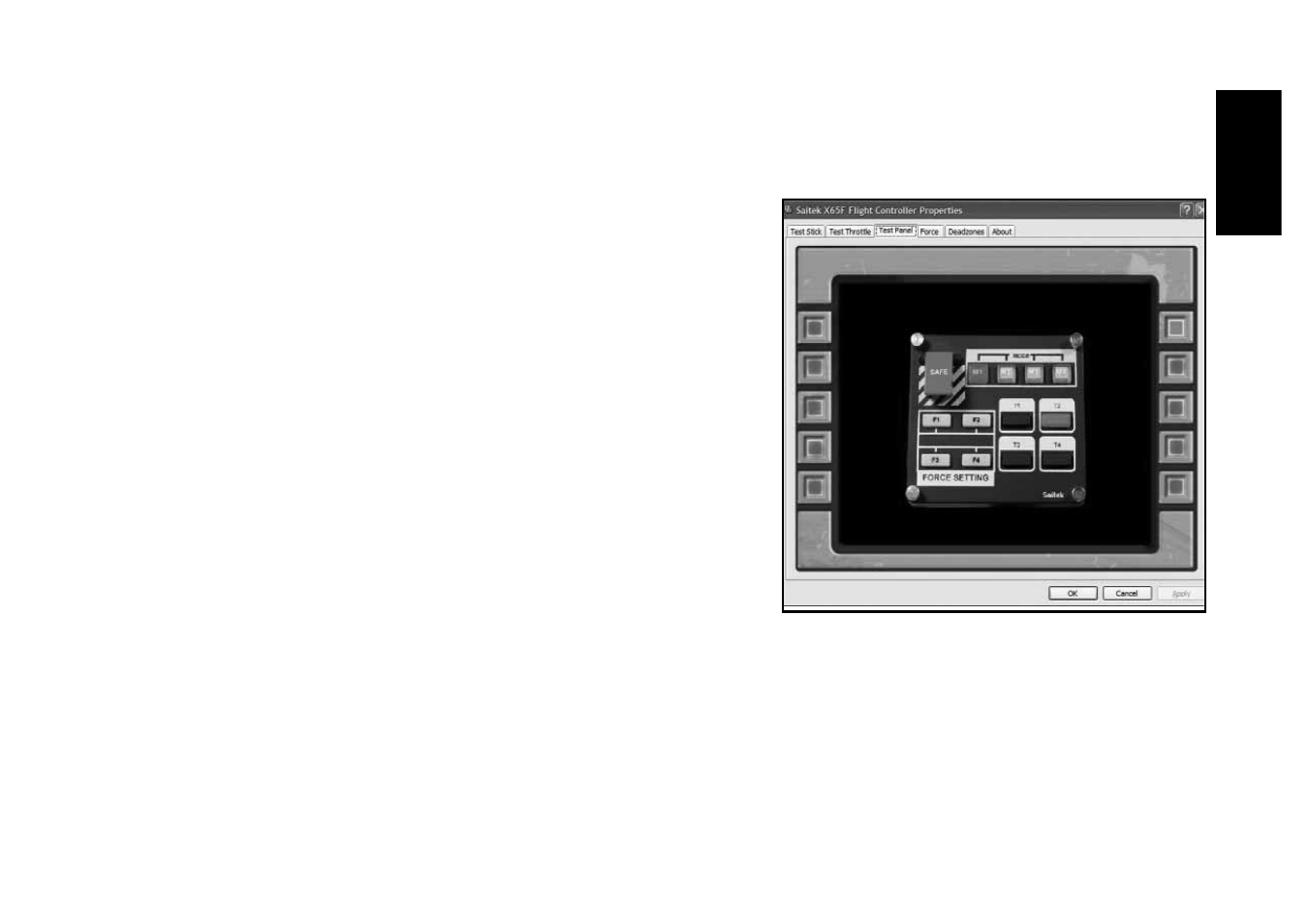 Test switch panel | TRITTON X-65f Flight Controller User Manual | Page 11 / 96