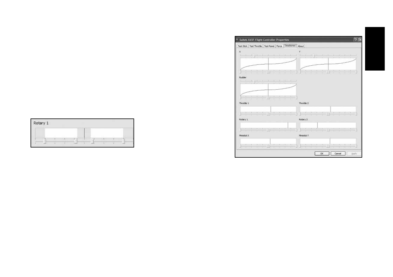 Deadzones | TRITTON X-65f Flight Controller User Manual | Page 13 / 96