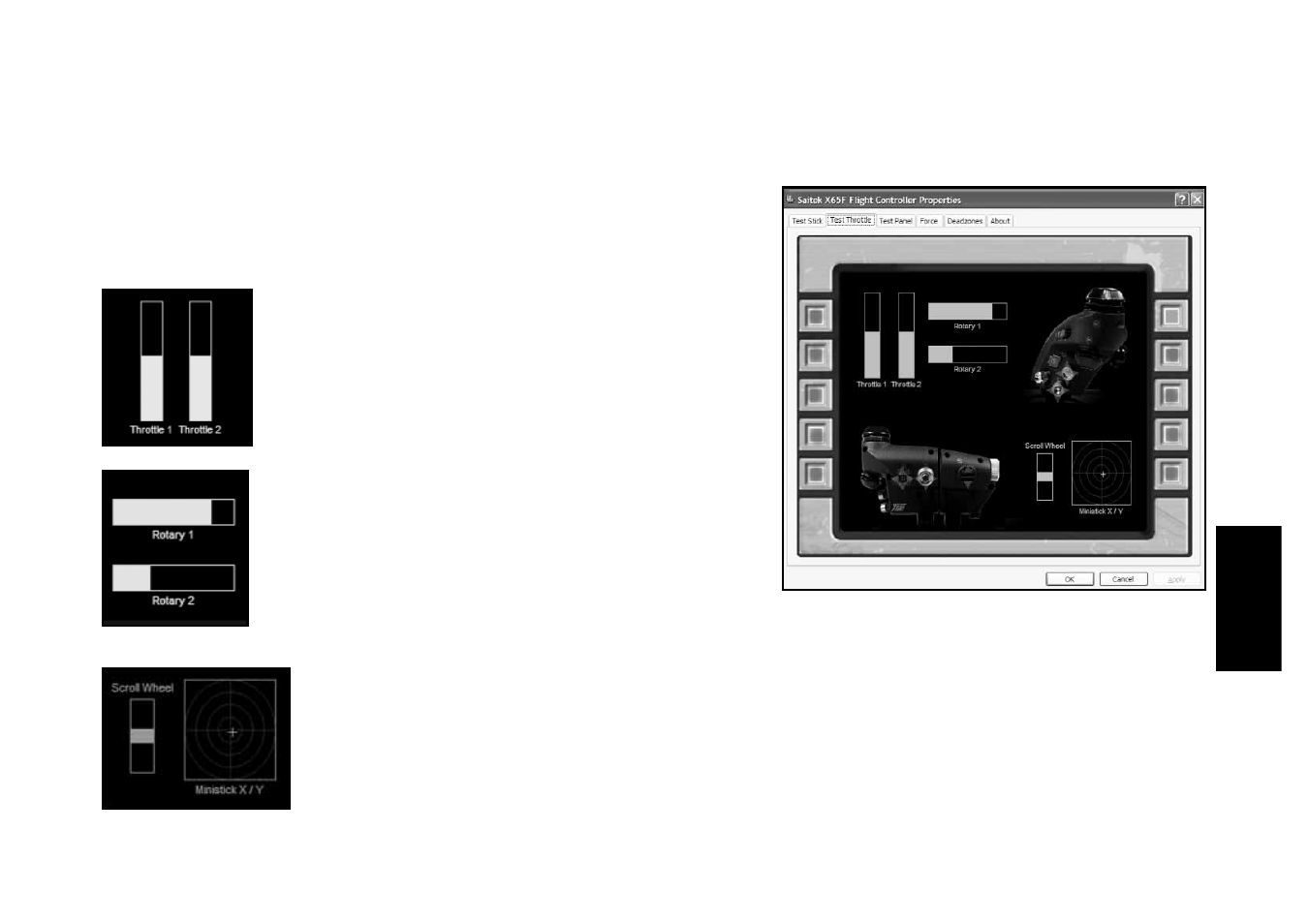 Test manette | TRITTON X-65f Flight Controller User Manual | Page 61 / 96