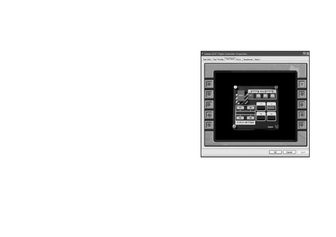 Interruttori pannello di test | TRITTON X-65f Flight Controller User Manual | Page 62 / 96