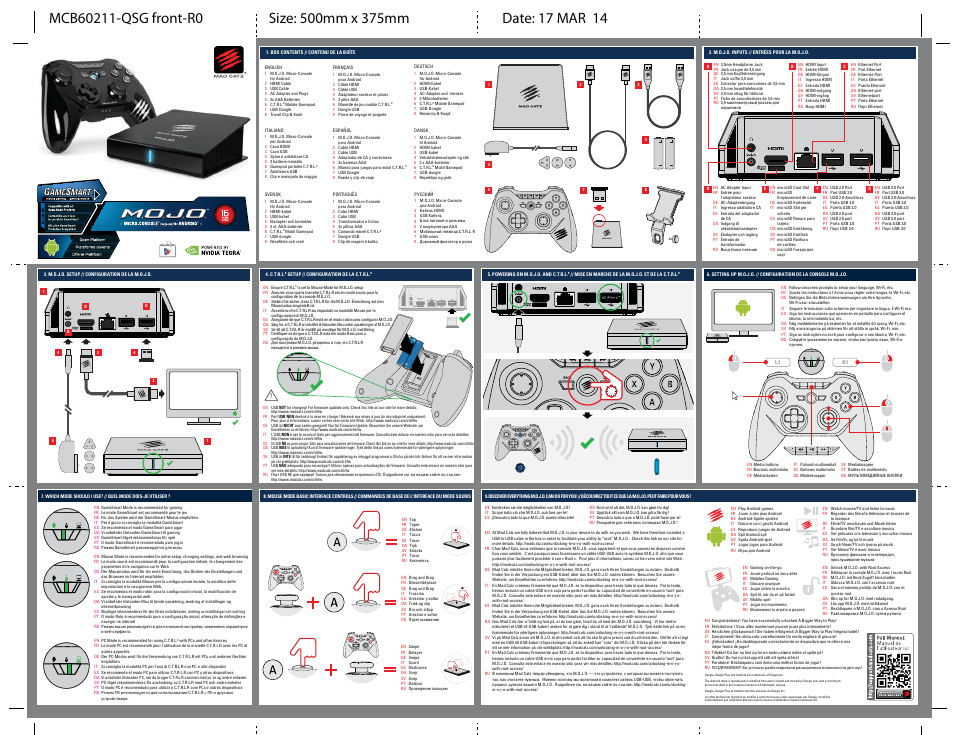 TRITTON M.O.J.O. User Manual | 2 pages