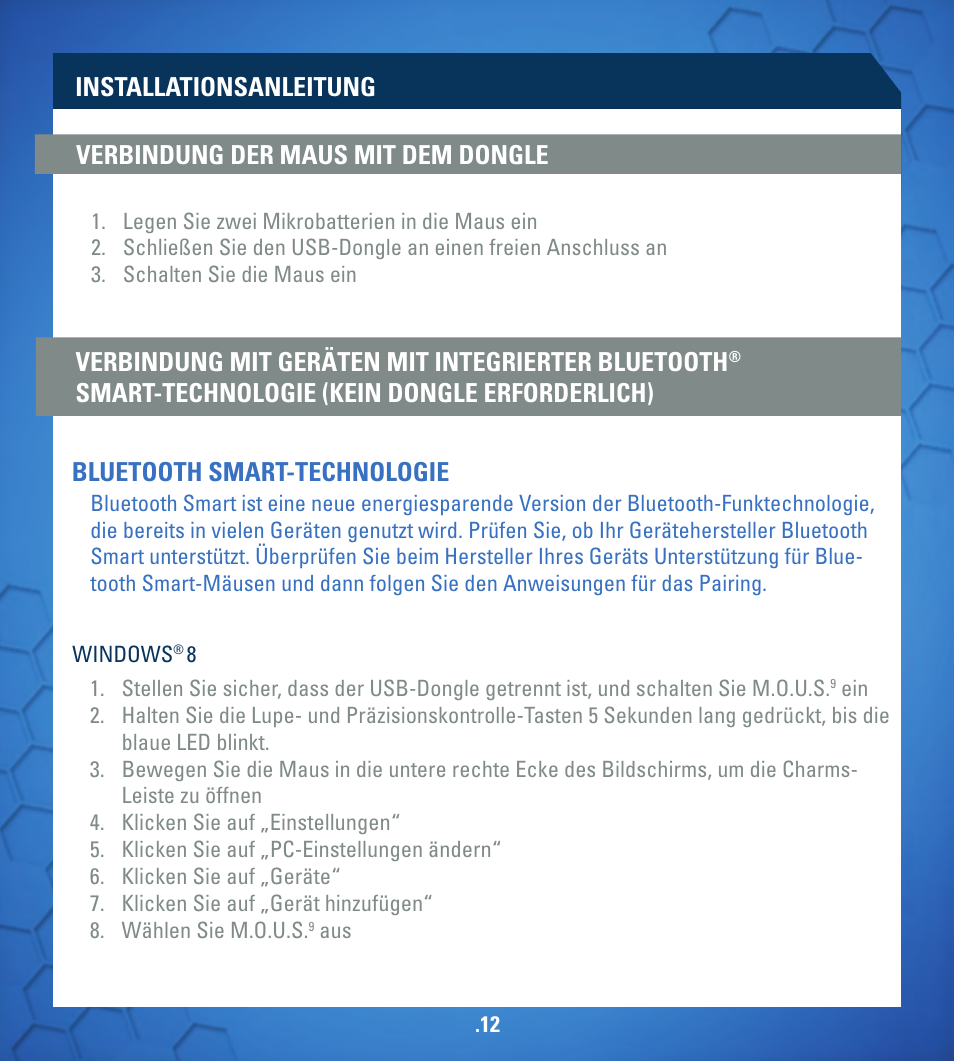 TRITTON M.O.U.S 9 User Manual | Page 12 / 44